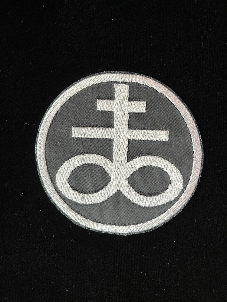 
                  
                    Leviathan Cross Patch White on Black 3.5 Inch
                  
                